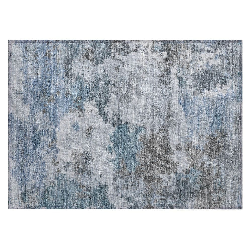Chantille Machine Washable Indoor/Outdoor Abstract ACN2144 Blue 1 ft. 8 in. x 2 ft. 6 in. Accent Rug price history on PriceWatchPro