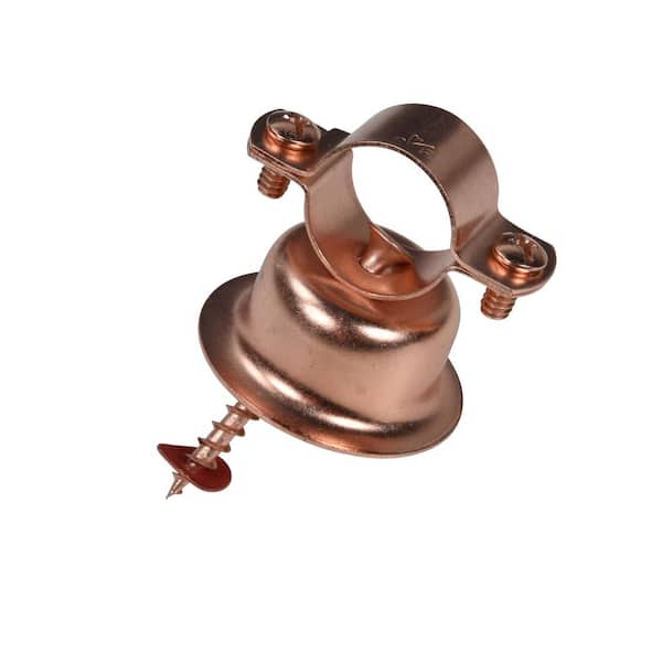 50 Copper Plated Pipe Van Hanger Bell 3/8” 1/2” 3/4” Plumbing New W/ Screws 