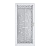 Grisham Naples 36 In. X 80 In. White Full View Wrought Iron Security ...