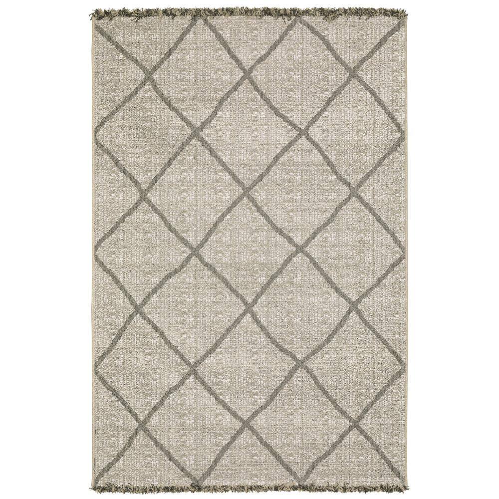 Gables Beige 10 ft. x 13 ft. Large Geometric Diamond Trellis Polypropylene Indoor/Outdoor Area Rug price history on PriceWatchPro