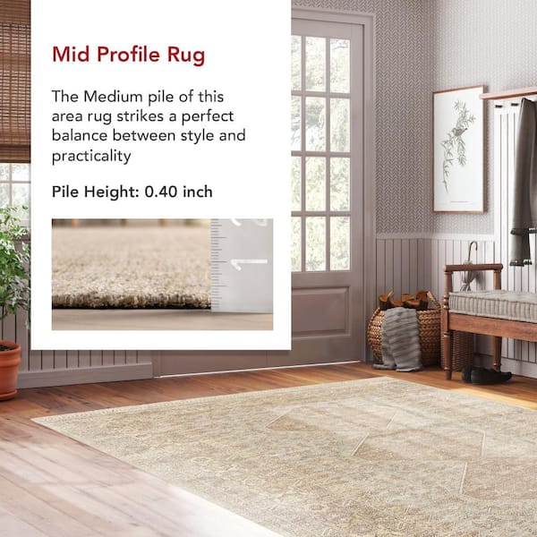 nuLOOM Rosia Traditional Persian Tasseled Khaki Doormat 3 ft nuLOOM Rosia Traditional Persian Tasseled Khaki Doormat 3 ft