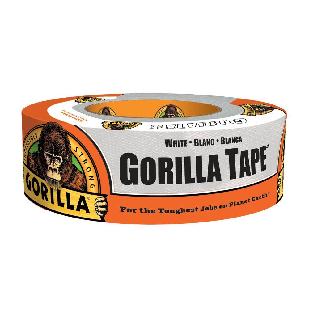 Gorilla 30 yd White Duct Tape 6025001 - The Home Depot