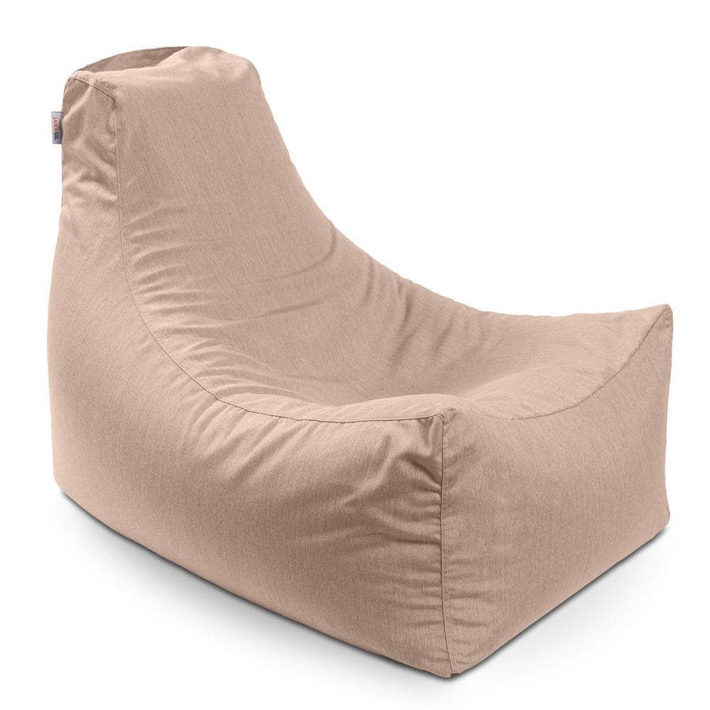Juniper Outdoor Bean Bag Patio Chair and Poolside Lounge, Petal