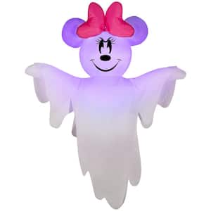 4 ft. Tall Halloween Inflatable Airblown-Hanging Minnie Mouse