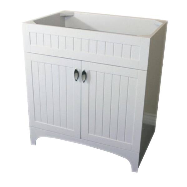 Bellaterra Home Tehama 31 in. Bath Vanity Cabinet Only in White without Vanity Top
