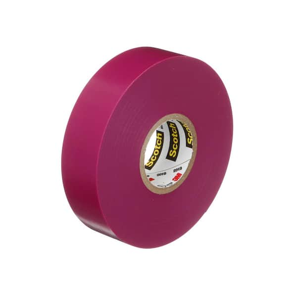 2 Roll Purple Vinyl PVC Electrical Tape 3/4" x 66' Flame Retardant Free Shipping 