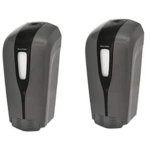Aspen Commercial 475 ml Gray Refillable Manual Liquid Soap Commercial Hand Sanitizer Dispenser (2-Pack)