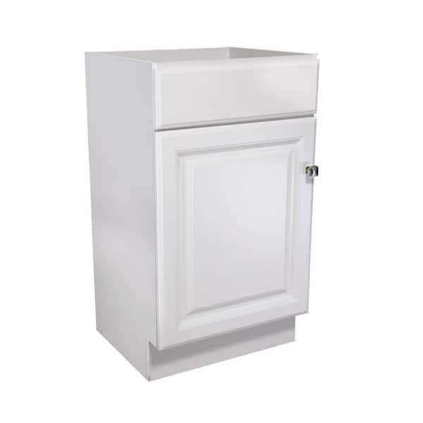 Design House Wyndham 18 in. W x 16 in. D Unassembled Vanity Cabinet Only in White Semi-Gloss