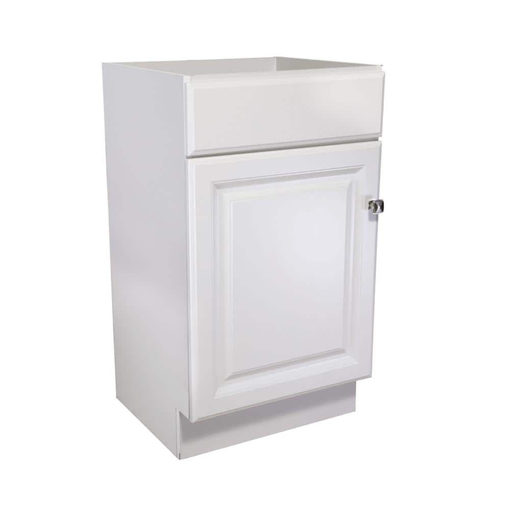 Glacier Bay 23.1 in. W x 27.9 in. H White Rectangular Medicine Cabinet  without Mirror with Adjustable Shelves 45396 - The Home Depot