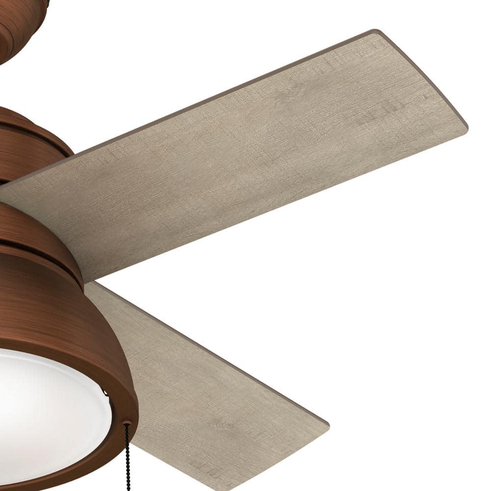 Loki Weathered Copper 36" LED Ceiling Fan with Reversible Blades