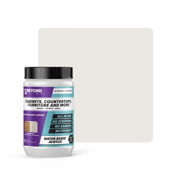 1 qt. Bright White Cabinets, Countertops, Furniture & More Multi-Surface All-in-One Interior/Exterior Refinishing Paint