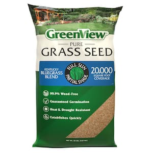 Pure Grass Seed 20lbs. 20,000 sq. ft. Kentucky Bluegrass Blend