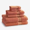 The Company Store Company Cotton 6-Piece Burnt Orange Turkish Cotton ...