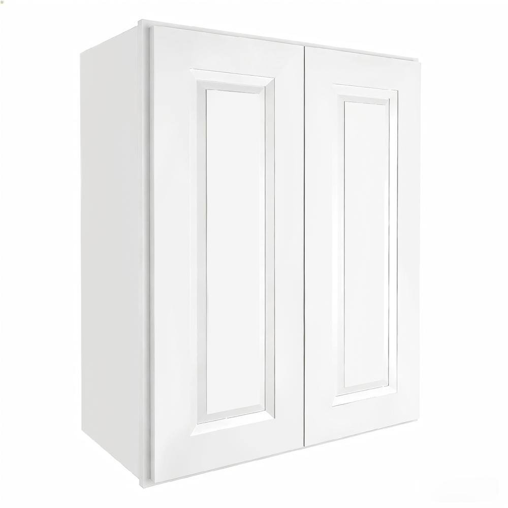 24 in. W x 24 in. D x 30 in. H Ready to Assemble Plywood Shaker Diagonal Corner Wall Kitchen Cabinet in White price history on PriceWatchPro