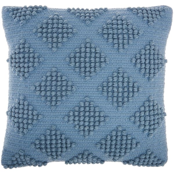 Mina Victory Life Styles Cotton Knitted 18x18 Indoor Throw