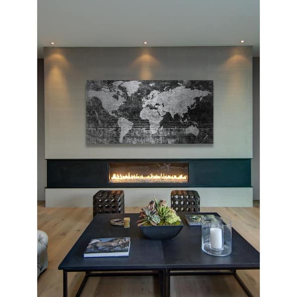 Unbranded 22.5 in. H x 45 in. W "Lost in the World 2" by Parvez Taj Printed Brushed Aluminum Wall Art