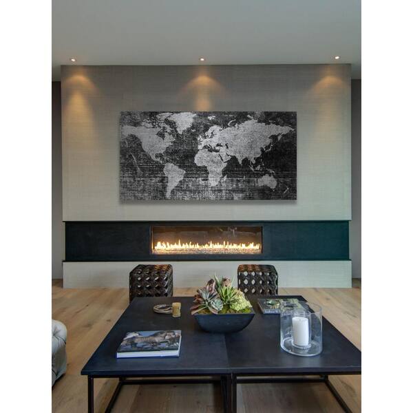 Unbranded 30 in. H x 60 in. W "Lost in the World 2" by Parvez Taj Printed Brushed Aluminum Wall Art