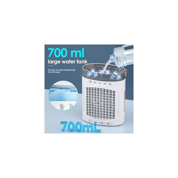 Adrinfly Portable Air Conditioner Cools Small Areas Sq. Ft. with