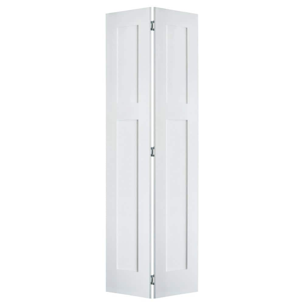 Krosswood Doors 24 in. x 80 in. Craftsman Shaker 2-Panel Solid Core ...