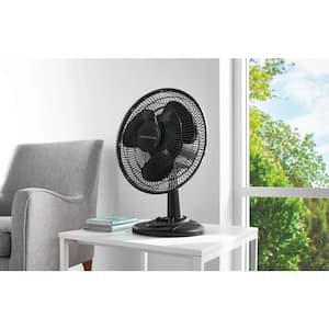 12 in. 3 Speed Oscillating Personal Desk Fan