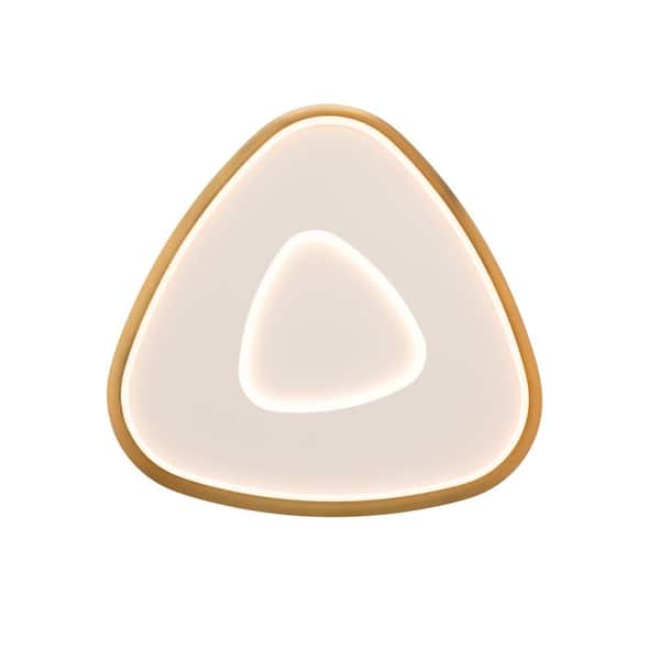 Mandala 24 in. 1-Light Age Brass Dimmable LED Wall Sconce with Selectable 4CCT 2700K-3000K-3500K-4000K