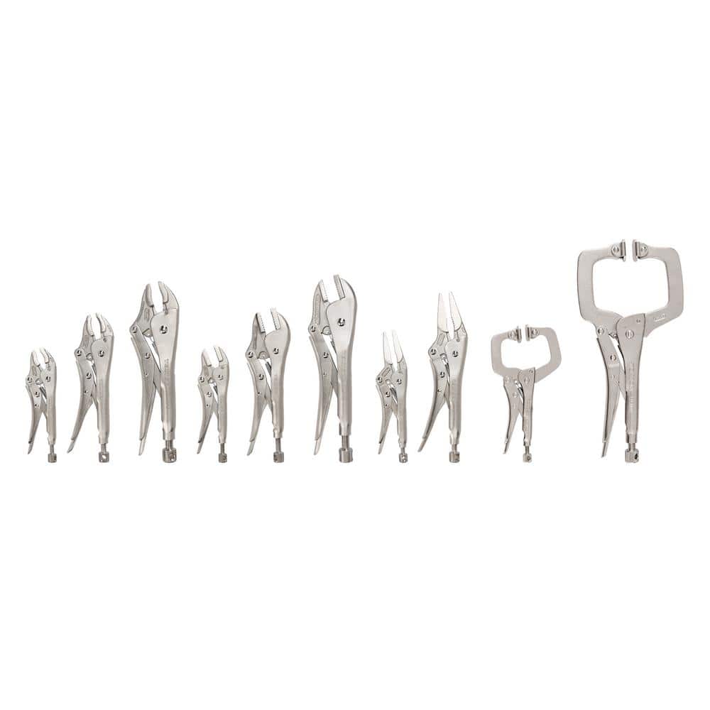 10-Piece Swivel C-Clamp and Locking Pliers Set price history on PriceWatchPro