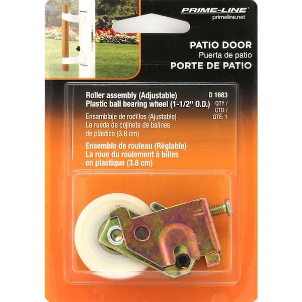 Prime-Line Sliding Door Roller Assembly, 1-1/2 in. Plastic Wheel