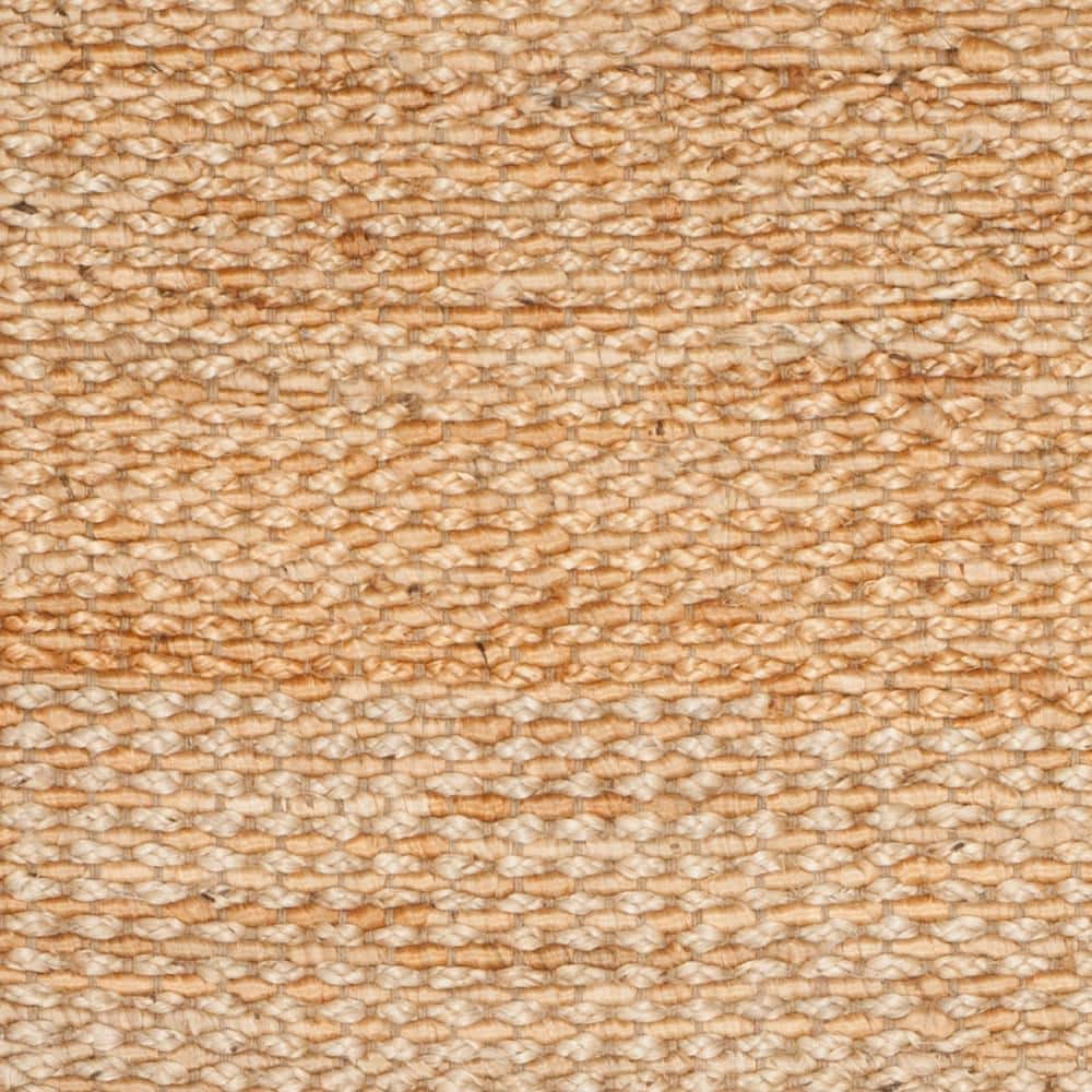 Natural Jute Hand-Woven 2'6" x 6' Runner Rug