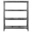 Gladiator 4-Tier Welded Steel Garage Storage Shelving Unit (77 in. W x ...