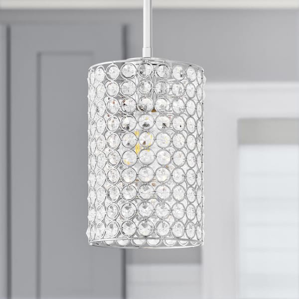 2-1/4 in. Fitter Large Crystal Cylinder Lamp 860855 - The Depot