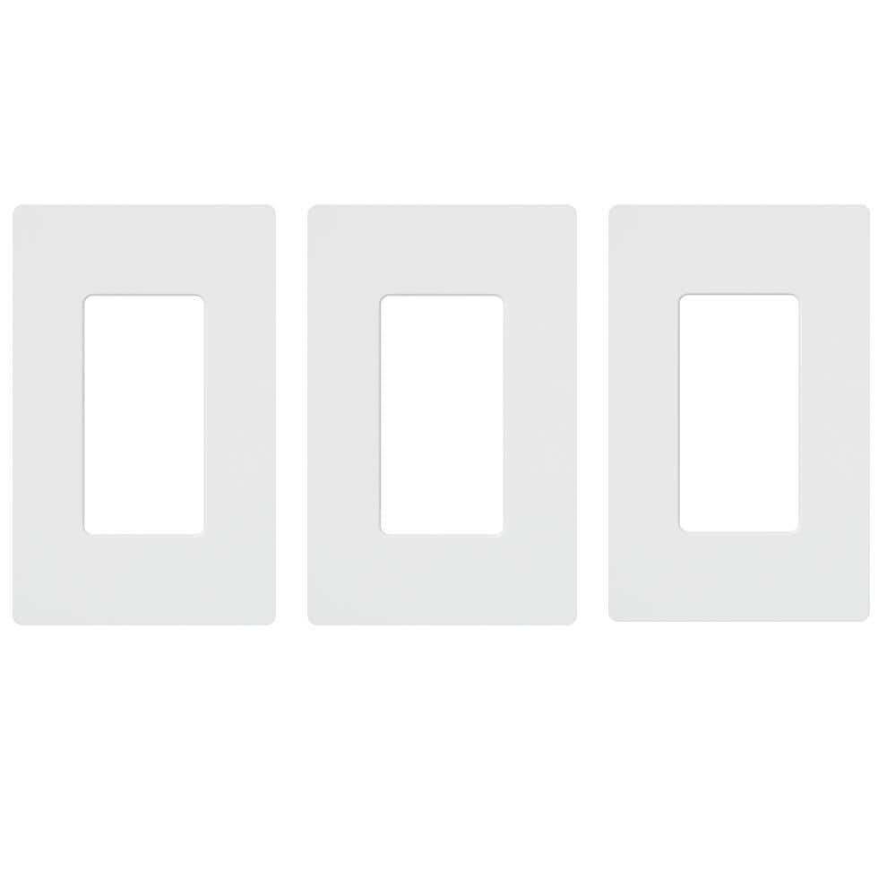 Claro 1 Gang Wall Plate for Decorator/Rocker Switches, Gloss, White (CW-1-WH-3PK) (3-Pack) price history on PriceWatchPro