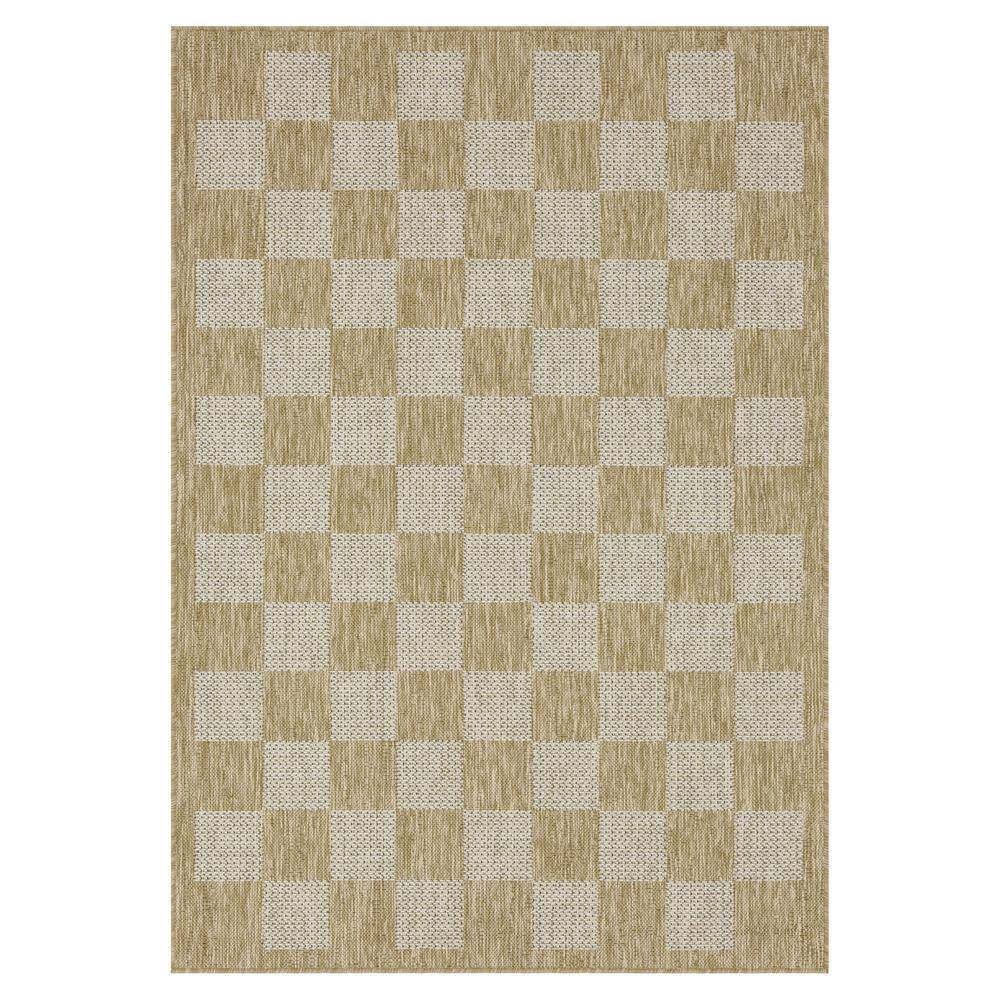 PLAYA RUG Daisy Jute and Ivory 9 ft. x 12 ft. Indoor/Outdoor Area Rug ...