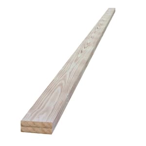 1 in. x 4 in. x 8 ft. Charred Wood Smoke White Pine Trim Board (2-Pack)