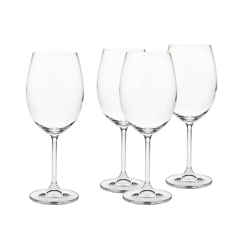 4 heavy, Shannon crystal wine glasses
