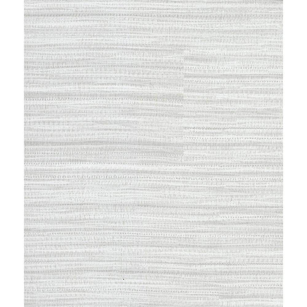 Tyrell Light Grey Faux Grasscloth Light Grey Wallpaper Sample