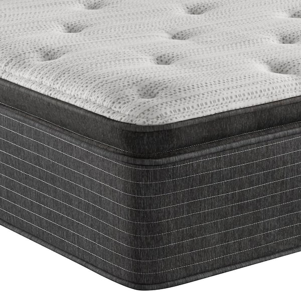 BRS900 14.75 in. Full Plush Pillow Top Mattress with 9 in. Box Spring