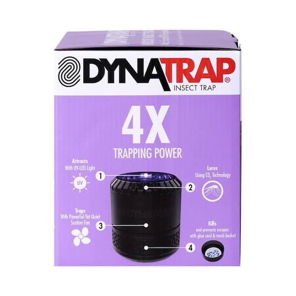 Dynatrap Insect Trap Twist for Insects Pest Control - Includes Extra UV Light and 24 Chain to Hang Zapper Trap
