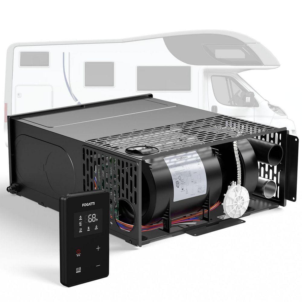 FOGATTI RV Furnace 35000 BTU with Smart Wired Controller, Complete Unit ...