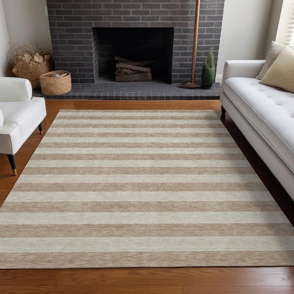 Addison Rugs Chantille ACN530 Beige 8 ft. x 10 ft. Machine