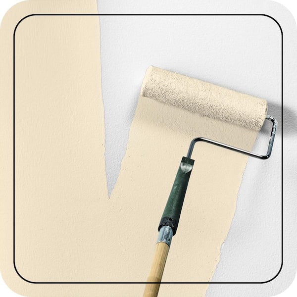 1 gal. #M270-1 Pearly White Flat EcoMix Plant-Based Interior Paint & Primer