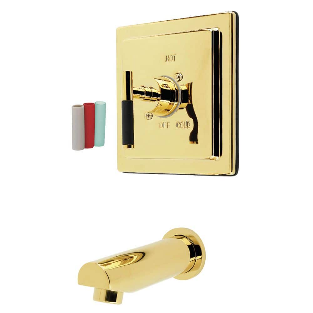 Kaiser 1-Handle Tub and Shower Faucet in Polished Brass price history on PriceWatchPro