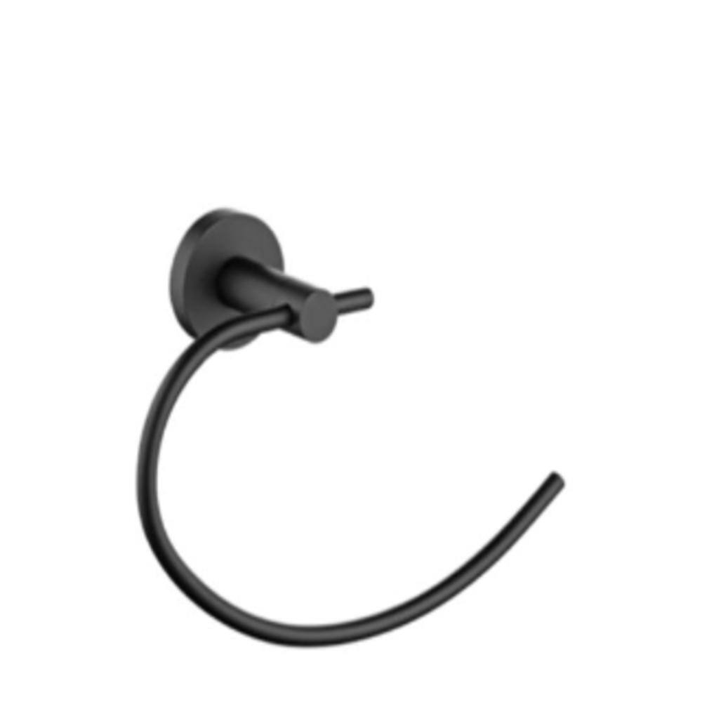 Wall Mount Round Open Towel Ring Bath Hardware Accessory in Matte Black price history on PriceWatchPro