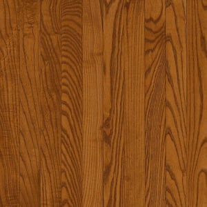 Take Home Sample - Plano Oak Plank Gunstock Solid Hardwood Flooring - 5 in. x 7 in.