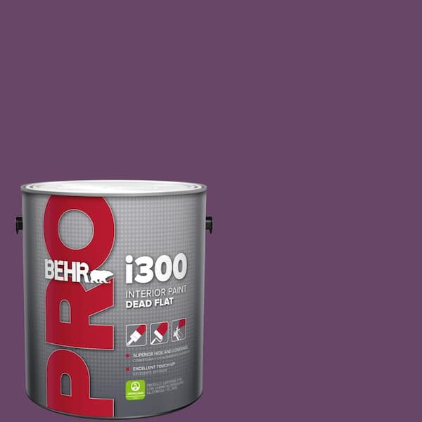 BEHR PRO 1 gal. #P100-7 Sultana Dead Flat Interior Paint