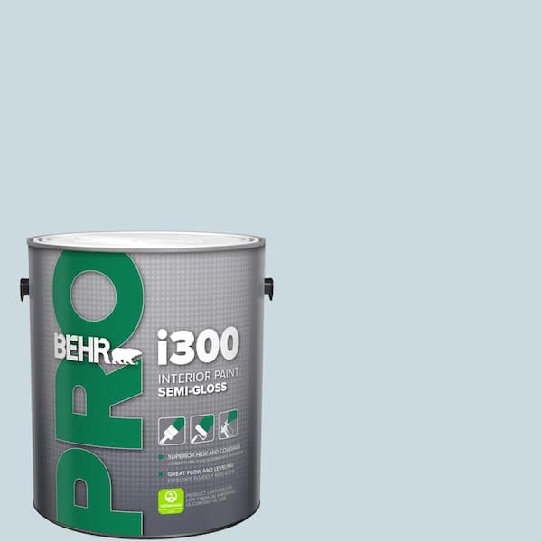 1 gal. #MQ3-53 Sky Light View Semi-Gloss Interior Paint