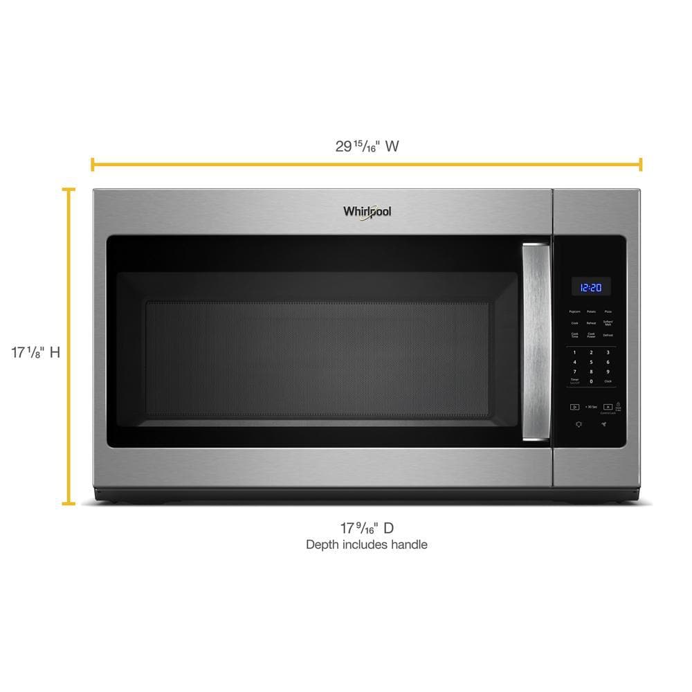 Whirlpool 1.7 Cu. Ft. Stainless Steel Over-the-Range Microwave