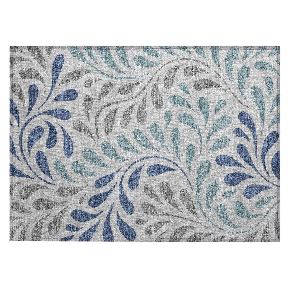 Chantille Machine Washable Indoor/Outdoor Abstract ACN2411 Silver 2 ft. x 3 ft. Accent Rug price history on PriceWatchPro
