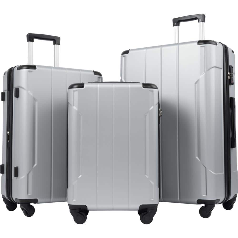 Hardshell Luggage Sets 3PieceSpinner Suitcase with TSA Lock
