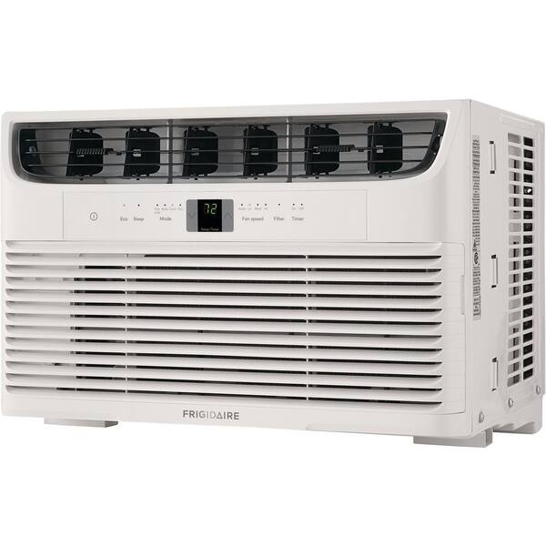 Frigidaire 6 000 Btu Window Mounted Room Air Conditioner With Remote Control In White Ffra062wa1 The Home Depot