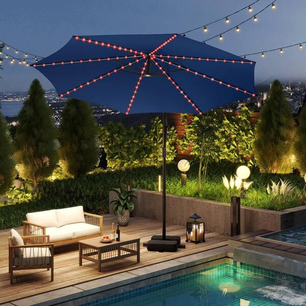 extra tall patio umbrella Amazon.com : PURPLE LEAF 12FT Cantilever Outdoor Umbrellas Large Patio  Umbrella Hanging Double Top Square Offset Umbrella with 360Rotation  Tilting Umbrella Outdoor Patio, Taupe : Patio, Lawn & Garden